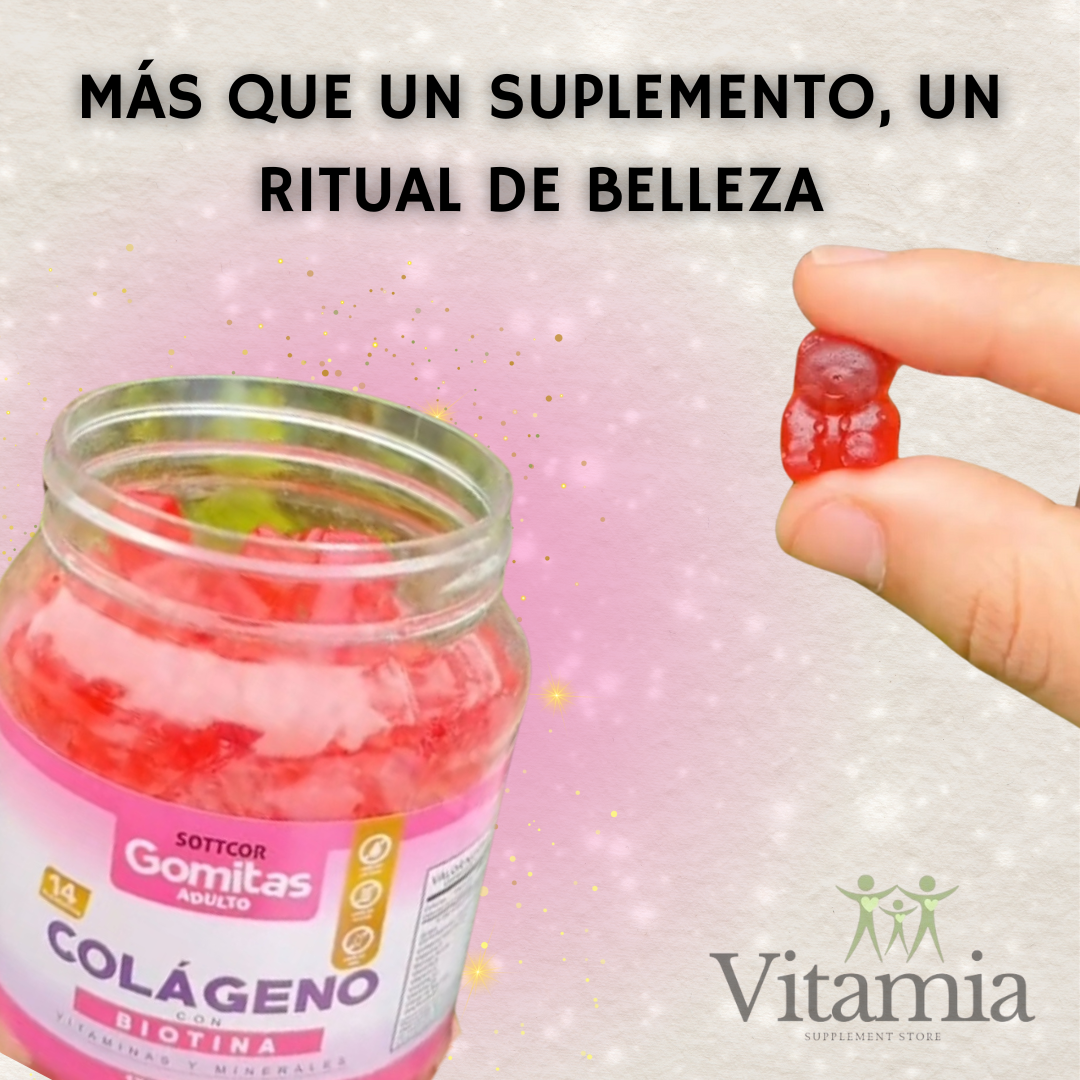 GOMITAS DE COLAGENO CON BIOTINA